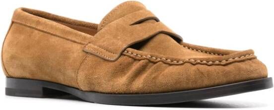 Scarosso Fred suede loafers Neutrals