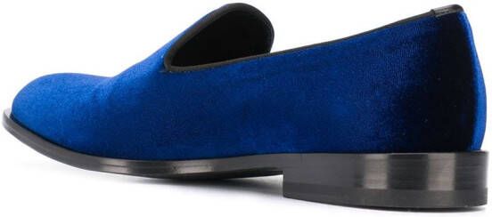 Scarosso George almond-toe slippers Blue