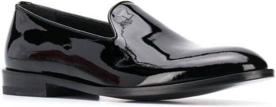 Scarosso George patent leather slippers Black