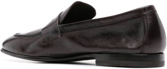 Scarosso Gregory leather loafers Brown