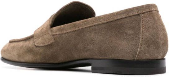 Scarosso Gregory suede loafers Neutrals