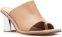 Scarosso Gwen leather mules Neutrals - Thumbnail 2