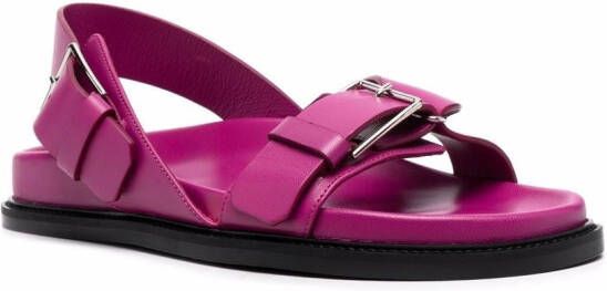 Scarosso Hailey buckled sandals Pink