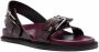 Scarosso Hailey buckled sandals Purple - Thumbnail 2