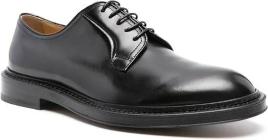 Scarosso Harry leather Derby shoes Black