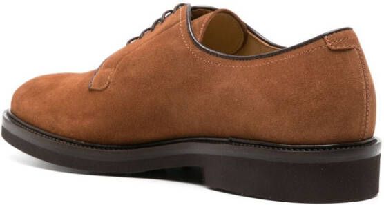 Scarosso Harry Snuff suede Derby shoes Brown