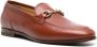 Scarosso horsebit-detail leather loafers Brown - Thumbnail 2