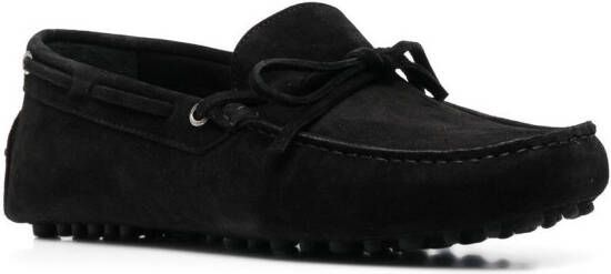 Scarosso James suede loafers Black
