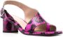 Scarosso Jill snakeskin-effect sandals Pink - Thumbnail 2