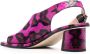 Scarosso Jill snakeskin-effect sandals Pink - Thumbnail 3