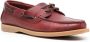 Scarosso Joan leather boat shoes Red - Thumbnail 2