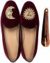 Scarosso Jordan embroidered velvet slippers - Thumbnail 4