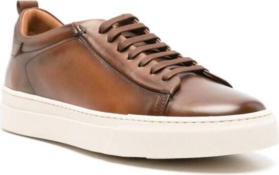 Scarosso Joseph leather sneakers Brown
