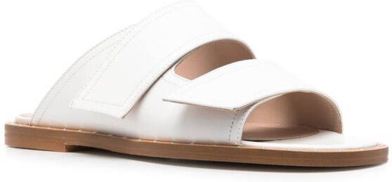 Scarosso Karen leather sandals White