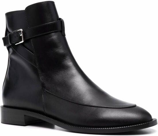 Scarosso Kelly buckled boots Black