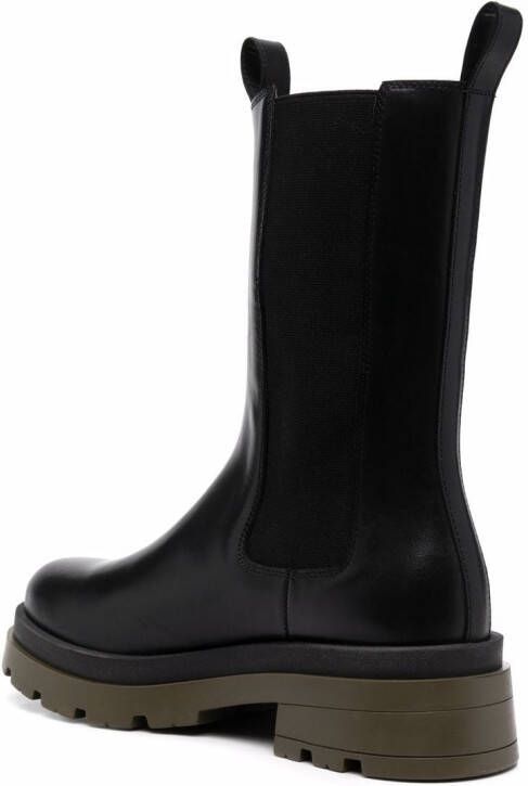 Scarosso Kim leather boots Black