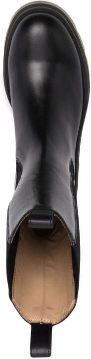 Scarosso Kim leather boots Black