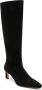 Scarosso Kira 50mm suede boots Black - Thumbnail 2