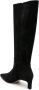 Scarosso Kira 50mm suede boots Black - Thumbnail 3