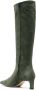 Scarosso Kira 50mm suede boots Green - Thumbnail 3