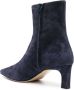 Scarosso Kitty 50mm suede boots Blue - Thumbnail 3