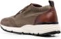 Scarosso knitted-upper leather sneakers Brown - Thumbnail 3