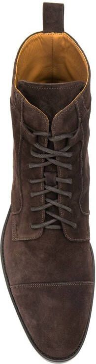 Scarosso lace-up ankle boots Brown
