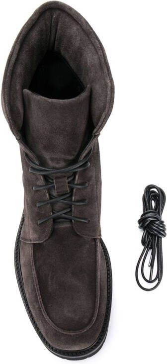 Scarosso lace-up ankle boots Grey