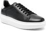 Scarosso lace-up leather sneakers Black - Thumbnail 2