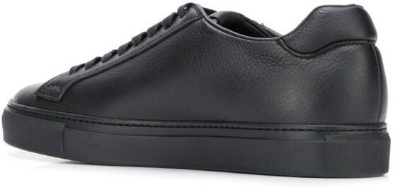 Scarosso lace-up low top sneakers Black