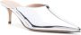 Scarosso Laura 60mm patent mules Silver - Thumbnail 2