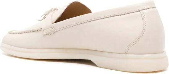 Scarosso Leandra leather loafers White