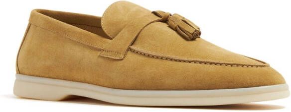 Scarosso Leandro suede loafers Neutrals
