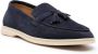 Scarosso Leandro tassel-detail suede loafers Blue - Thumbnail 2
