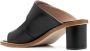 Scarosso leather cut-out mules Black - Thumbnail 3