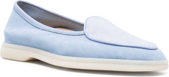 Scarosso Livia suede loafers Blue