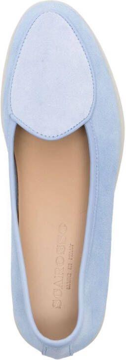 Scarosso Livia suede loafers Blue