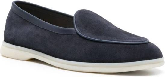 Scarosso Livio suede loafers Blue