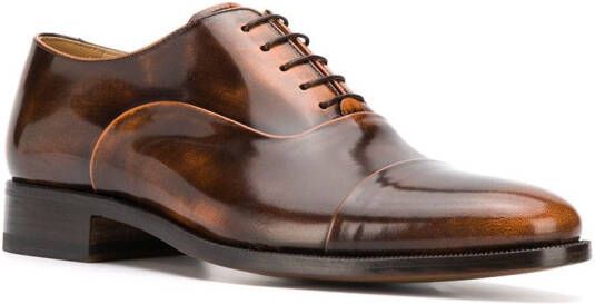 Scarosso Lorenzo lace-up oxford shoes Brown