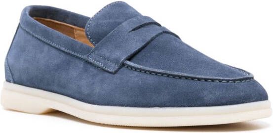 Scarosso Luciana suede loafers Blue