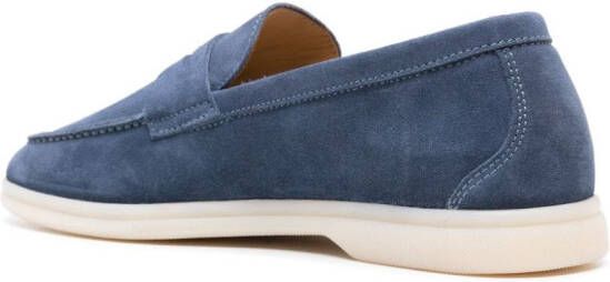 Scarosso Luciana suede loafers Blue
