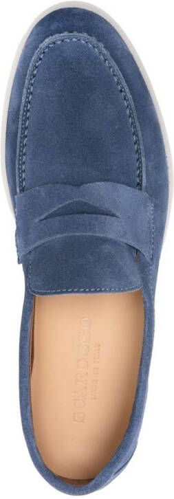 Scarosso Luciana suede loafers Blue