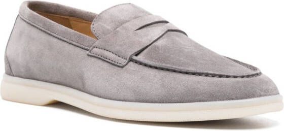 Scarosso Luciana suede loafers Grey
