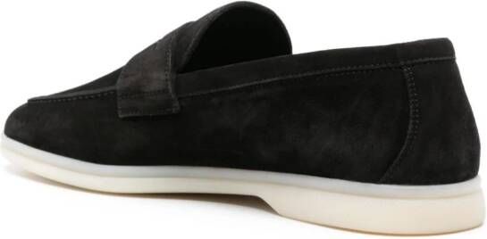 Scarosso Luciano suede loafers Black