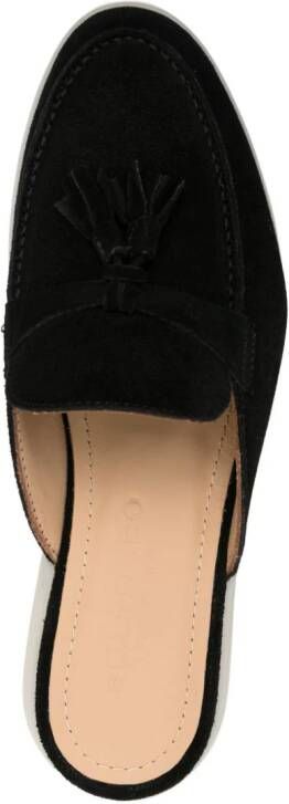 Scarosso Lucrezia suede mules Black