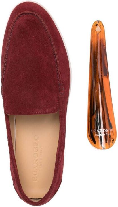 Scarosso Ludovica flat loafers Red