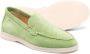 Scarosso Ludovica slip-on suede loafers Green - Thumbnail 2
