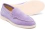 Scarosso Ludovica slip-on suede loafers Purple - Thumbnail 2