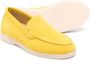 Scarosso Ludovica slip-on suede loafers Yellow - Thumbnail 2