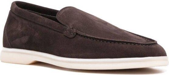 Scarosso Ludovica suede loafers Brown